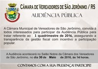 Audiência Pública 02/2016