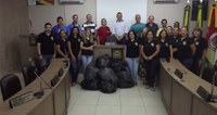 Campanha de doação de papel para reciclagem da Câmara