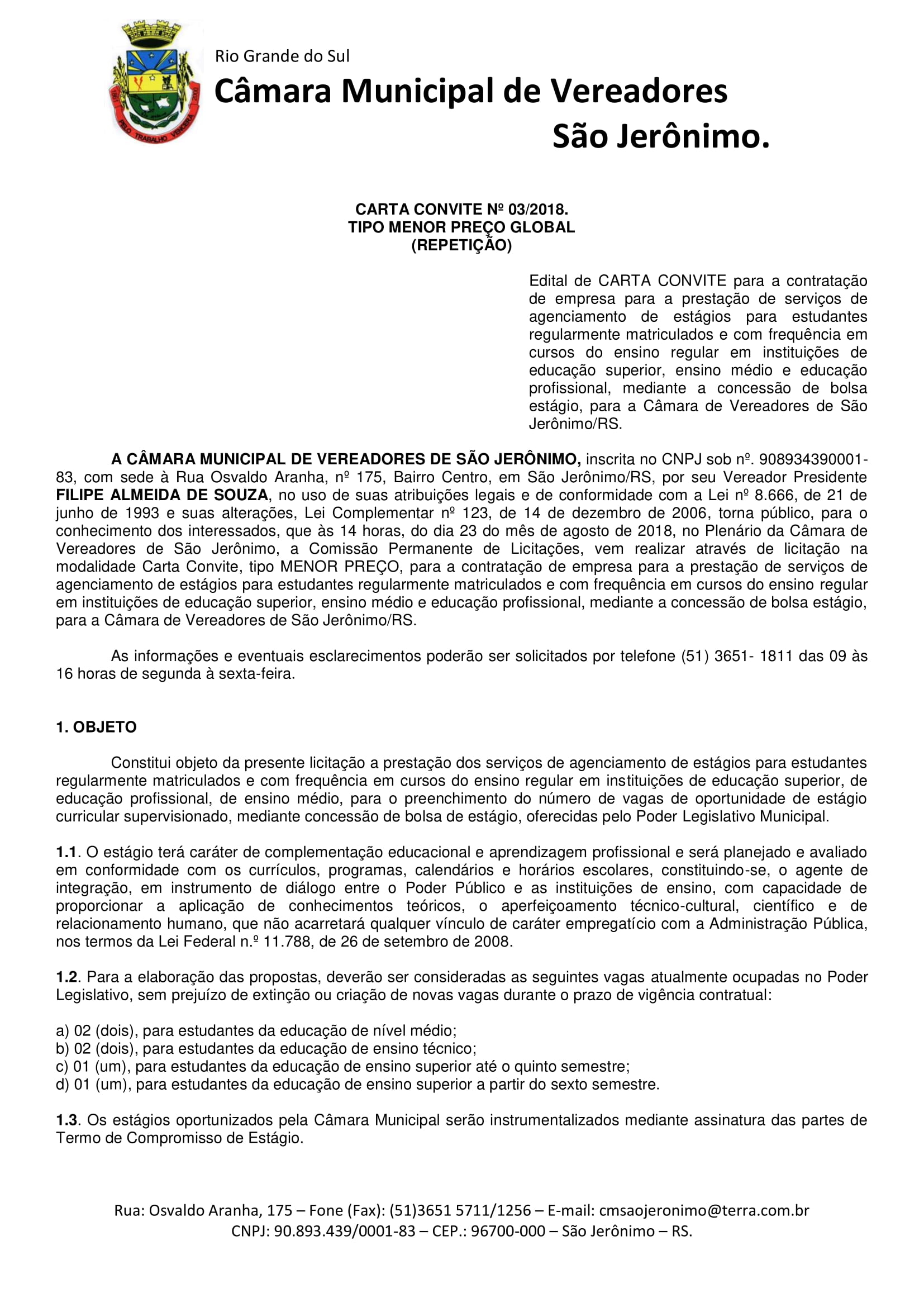 Carta Convite  Empresa Estágio 03.18 Repetição