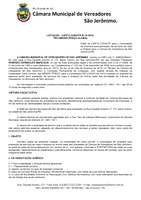 Carta Convite Limpeza