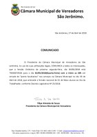 COMUNICADO