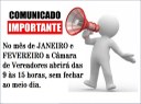 Comunicado de utilidade pública.