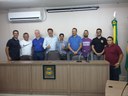 DEPUTADO ESTADUAL GIOVANI CHERINI  VISITA A CÂMARA MUNICIPAL DOS VEREADORES DE SÃO JERÔNIMO