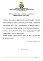 PROCESSO LICITATÓRIO CARTA CONVITE N° 001/2023