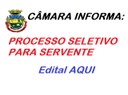 PROCESSO SELETIVO PRA SERVENTE