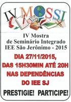 V Seminário Integrado do IEE São Jerônimo 2015.