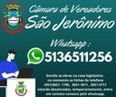 Whatsapp Câmara de Vereadores