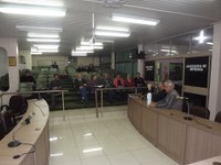 Prefeito Marcelo  Luiz Schreinert  presente na Casa Legislativa 